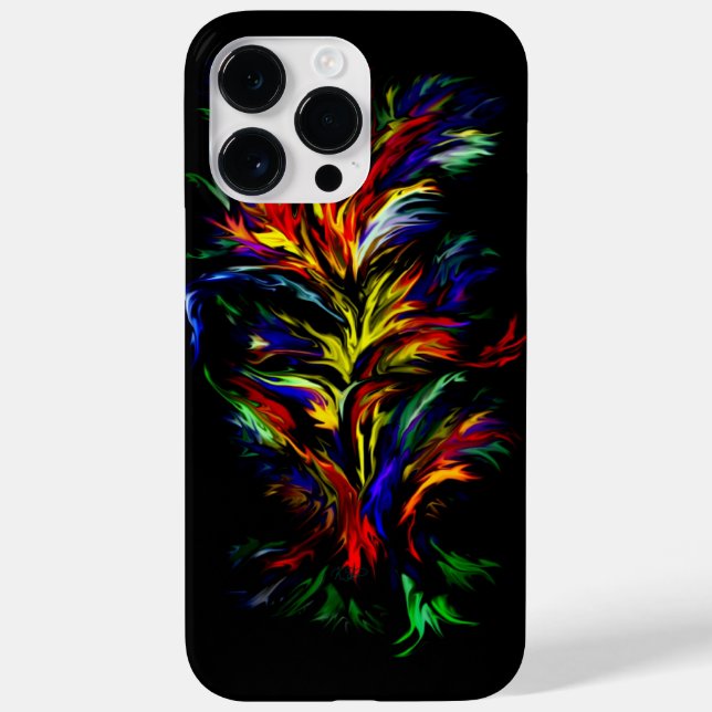 Artdeco im Rainbow-Stil Case-Mate iPhone 14 Pro Max Hülle (Rückseite)