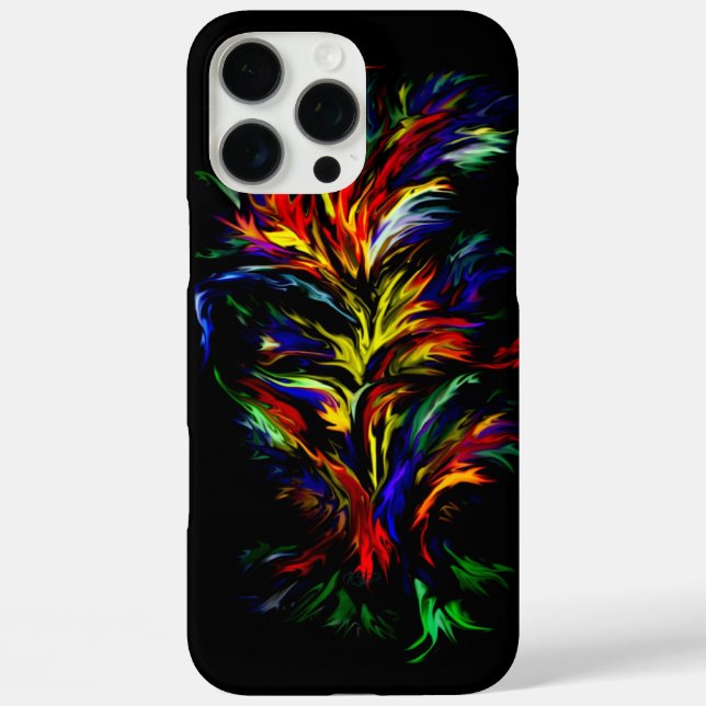 Artdeco im Rainbow-Stil iPhone 16 Pro Max Hülle (Rückseite)