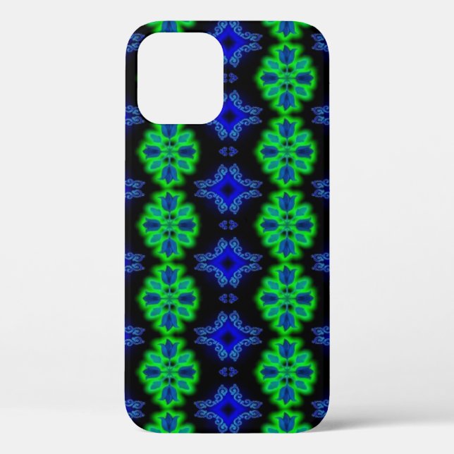 Artdeco Tulip-Blume im Retro-Stil Case-Mate iPhone Hülle (Rückseite)