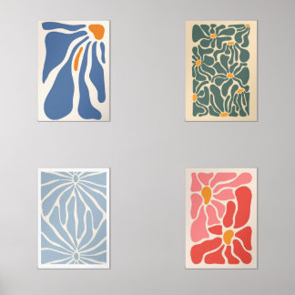 Arte Abstracto Floral  – Decoración 