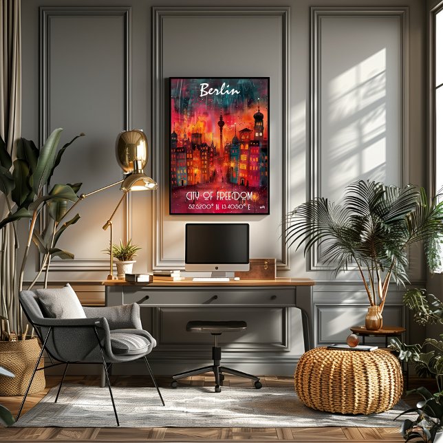 Arte Contemporáneo Berlín: Ciudad de la Libertad Poster (Von Creator hochgeladen)