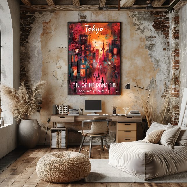 Arte Contemporáneo Tokio: La Ciudad Sol Naciente Poster (Von Creator hochgeladen)