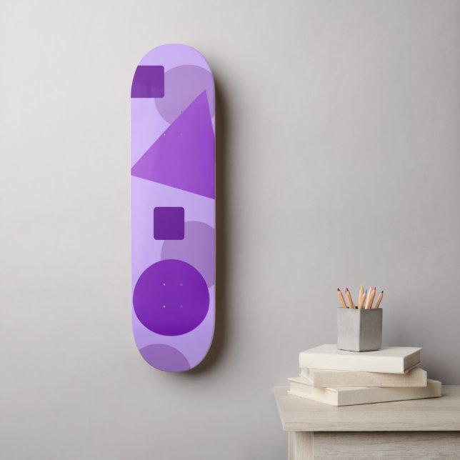 Arte Geométrico Skateboard (Wandkunst)