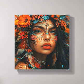 Arte Indígena Leinwanddruck