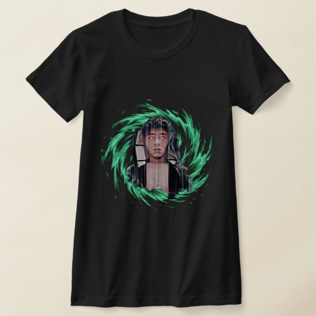 Arte Mística Digital Vórtice de Energia T-Shirt (Ablage )