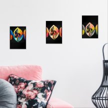 Arte Moderno Abstracto "Fusión Vibrante": 