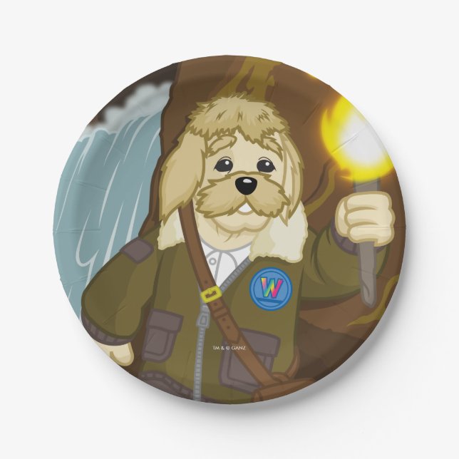 Arte Tatsache geht zu erforschen Pappteller (Vorderseite)