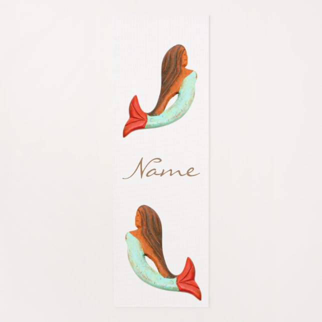 Arted back mermaid Thunder_Cove Yogamatte (Vorderseite)