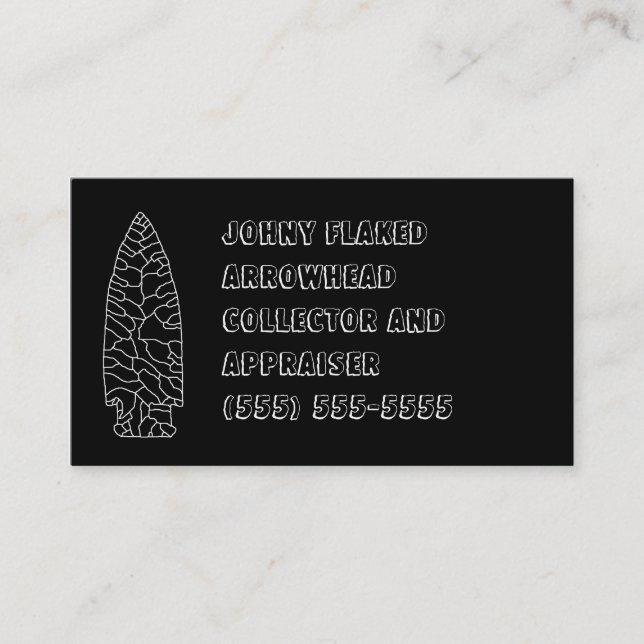 Artefaktkollektor-Visitenkarten Visitenkarte (Vorderseite)