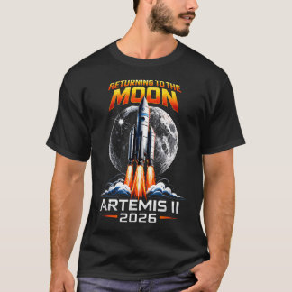 Artemis 2 Astronaut Mond T-Shirt