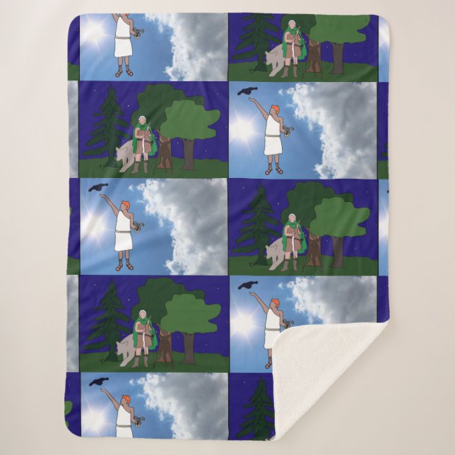 Artemis & Apollo Decke Sherpadecke (Vorderseite)