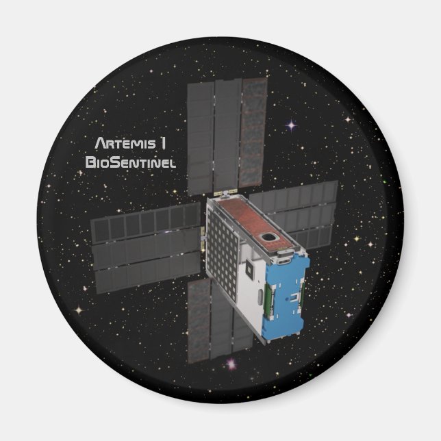 Artemis BioSentinel CubeSat Magnet (Vorne)