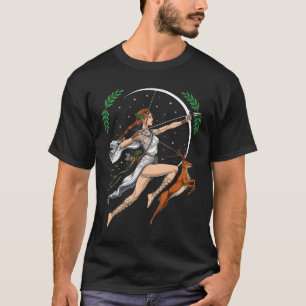 Artemis griechische Göttin der Jagd auf das alte G T-Shirt