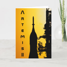 Artemis II auf der Startrampe Karte