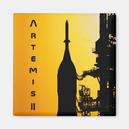 Artemis II auf der Startrampe Magnet