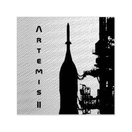Artemis II auf der Startrampe Permastempel