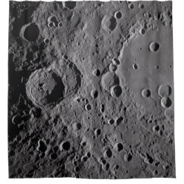 Artemis II Lunar Craters Duschvorhang
