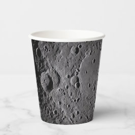 Artemis II Lunar Craters Pappbecher