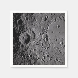 Artemis II Lunar Craters Serviette