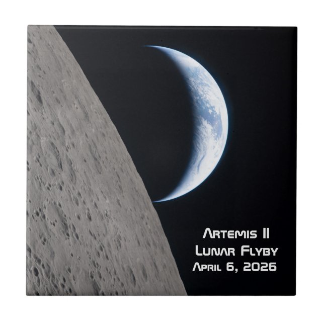 Artemis II Lunar Flyby Fliese (Vorderseite)