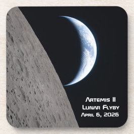 Artemis II Lunar Flyby Getränkeuntersetzer