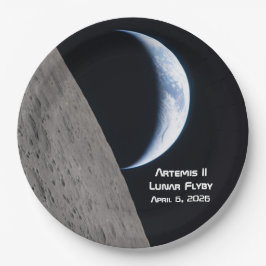Artemis II Lunar Flyby Pappteller