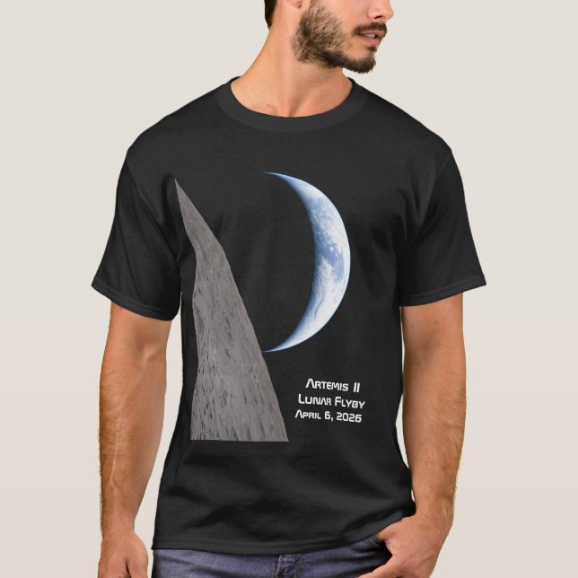 Artemis II Lunar Flyby T-Shirt (Vorderseite)