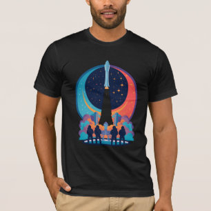 Artemis II Mission: Reise zum Mond - Retro Ve T-Shirt