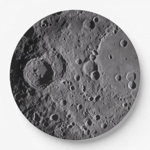 Artemis II Mondkrater Pappteller