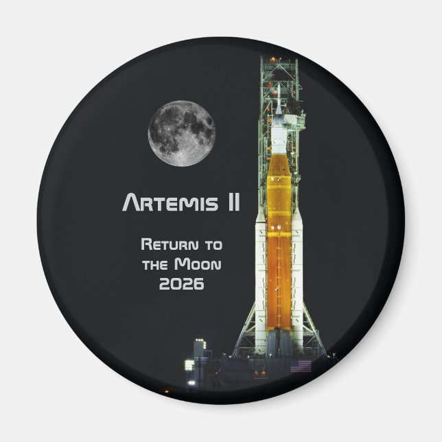 Artemis-II-Mondmission Magnet (Vorne)