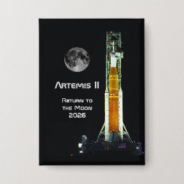 Artemis II Moon Mission Button