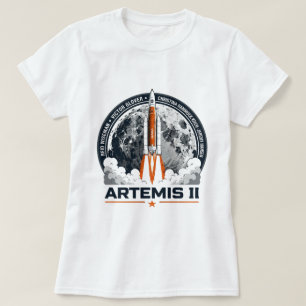 Artemis II Raumfahrtmission Raketenstart T-Shirt -
