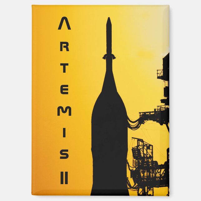 Artemis II to Launch Pad Magnet (Vorderseite)