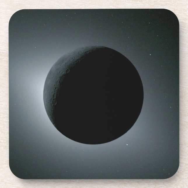 Artemis II Total Solar Eclipse Getränkeuntersetzer (Vorderseite)