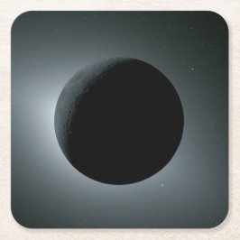 Artemis II Totale Sonnenfinsternis Rechteckiger Pappuntersetzer