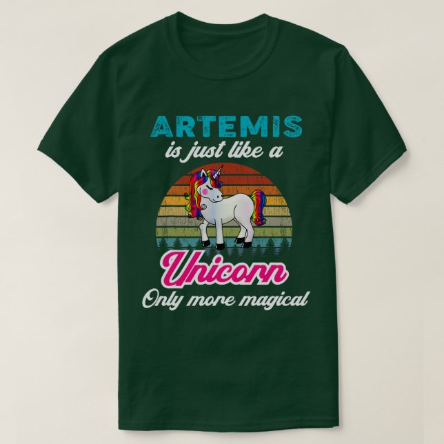 Artemis ist wie ein einarmiger Männername T-Shirt (Design vorne)