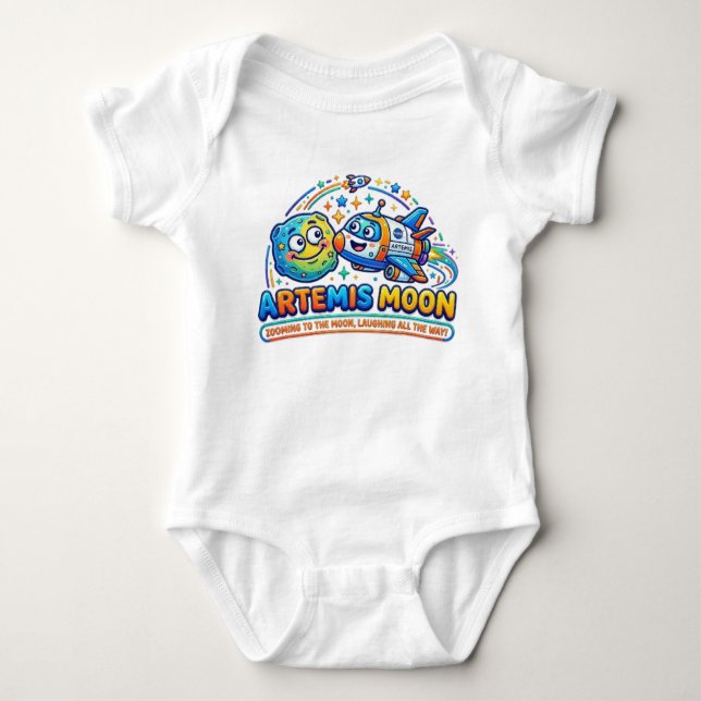 ARTEMIS MOND BABY STRAMPLER (Vorderseite)