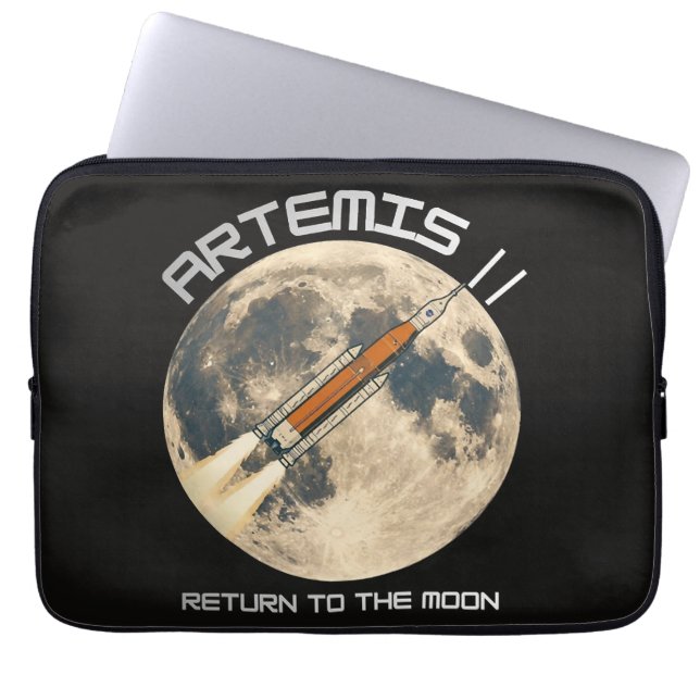 Artemis-Mondmission Laptopschutzhülle (Vorderseite)