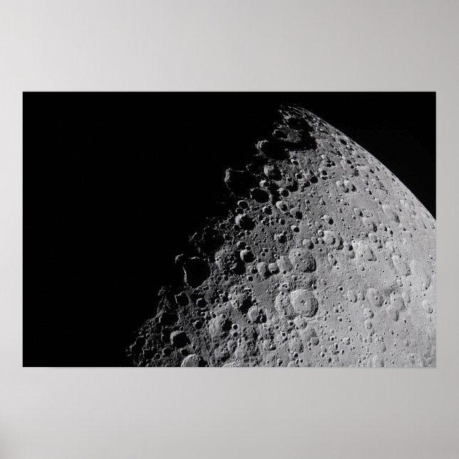 Artemis-Mondmission Mondoberfläche Poster (Vorne)