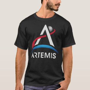 Artemis Nasa Offizielle Logo-Maske T-Shirt