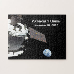 Artemis Orion Spacecraft Blauer Marmor