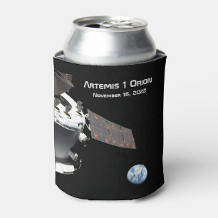 Artemis Orion Spacecraft Blauer Marmor Dosenkühler