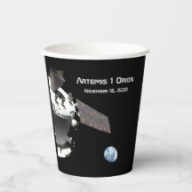 Artemis Orion Spacecraft Blauer Marmor