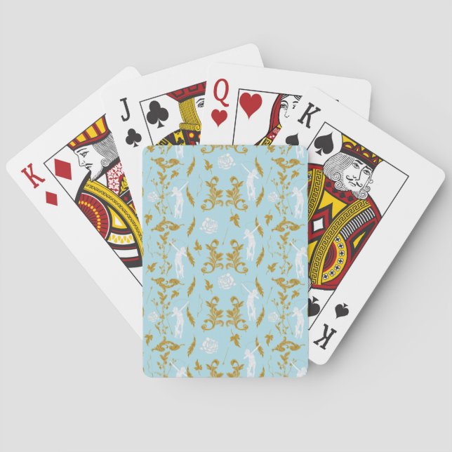 Artemis Rokoko - Light Aqua Playing Cards Spielkarten (Rückseite)