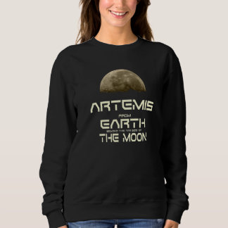 Artemis Von Der Erde Bis Jenseits Der Rückseite De Sweatshirt