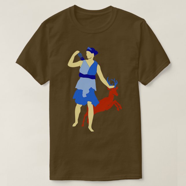 Artemisa Griechische Göttin T-Shirt (Design vorne)