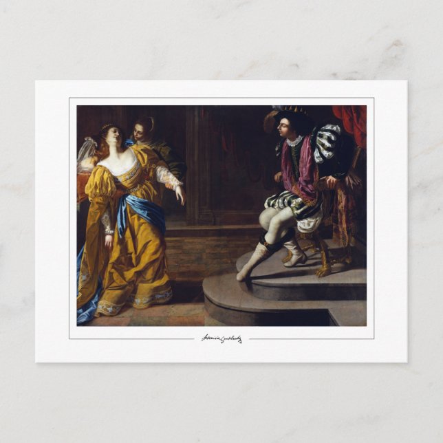 Artemisia Gentileschi #20 - Fine Art Postkarte (Vorderseite)