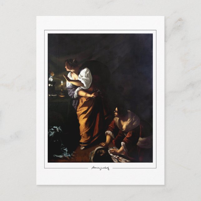 Artemisia Gentileschi #55 - Fine Art Postkarte (Vorderseite)