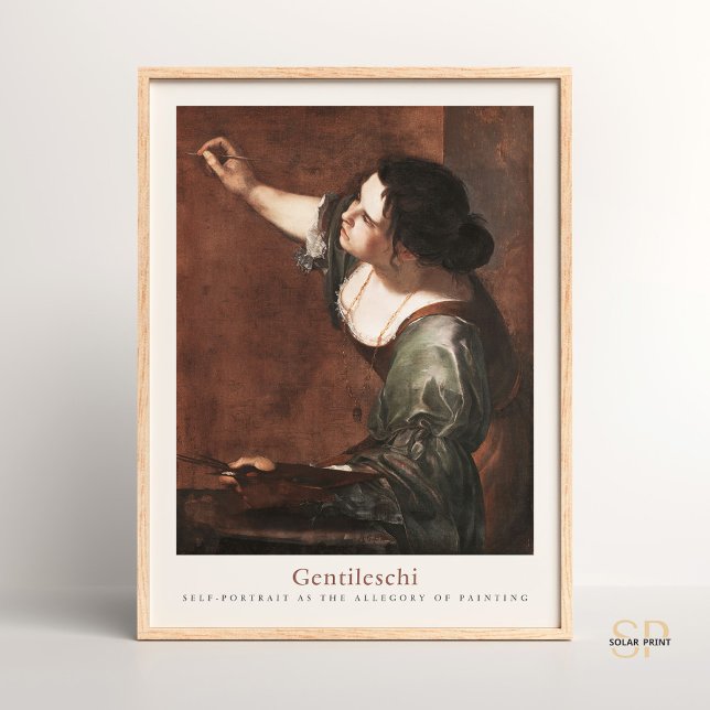 Artemisia Gentileschi Selbstporträt Kunst, Dichtun Poster (Von Creator hochgeladen)