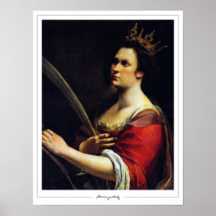 Artemisia Gentileschi Zedign Affiche d'art #12